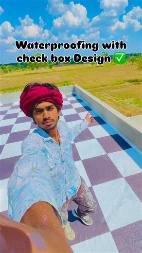 Waterproofing with check box design