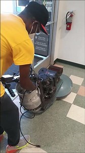 Our real Technicians vs their real AI #clean #janitorial #floortiles