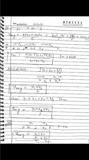 # class 11 physics chapter 2 motion in straight line important notes and short tricks#