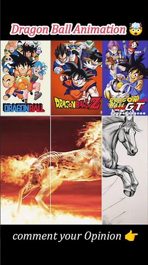Dragon Ball Animation Evolution 🔥 | From Classic to Peak! #GrandEdit #shorts