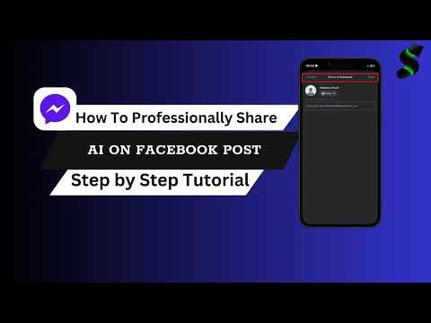 How to Share AI on Facebook Post While Using Messenger — Hidden Trick!
