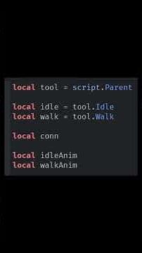 Adding walk and idle animations to your tools in ROBLOX STUDIO #roblox #robloxstudiotutorial #luau