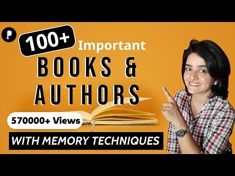 Important Books & Authors | Books released in 2020-2021 & earlier | With Memory Tricks | Ma'am Richa