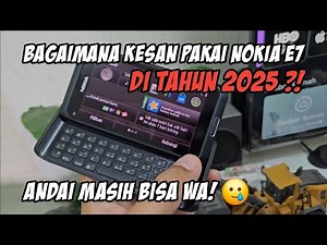 HP NOKIA IDAMAN KOLEKTOR DI ZAMAN NYA & HP COMMUNICATOR TERKAHIR - Nokia E7 Symbian di Tahun 2025 #1