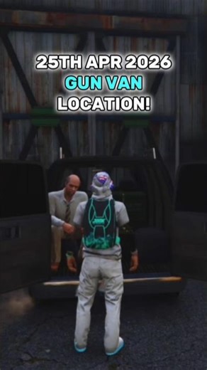 25TH APRIL 2026 GUN VAN LOCATION IN GTA 5 #shorts #gta #gta5 #gtaonline #gtav #rockstargames #gaming