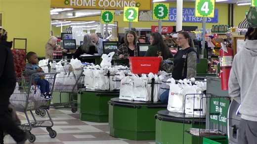 Grocery shelves receives impact ahead of winter weather scarce