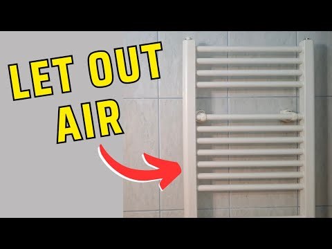 How To Let Air Out Of a Radiator (Ladder Radiator)