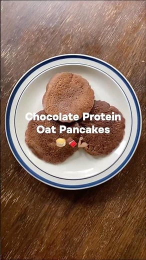 Vegan Protein Oat Pancakes 🥞 #easyrecipe #cooking #healthyrecipes
