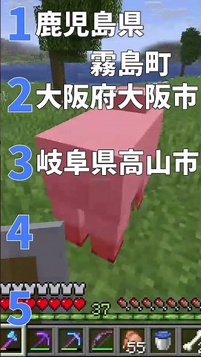 【マイクラ】君が住んでる市区町村言われたら即退場！【マインクラフト】