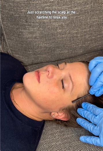 Gentle scalp scratches | ASMR Medical Roleplay for deep relaxation | Personal attention to pamper you | Hair play 🫠💤💙🫶 #asmr #asmrforsleep #asmrvideo #fyp #asmrpersonalattention