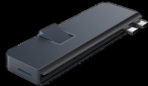 Hyperdrive Duo Pro 7-in-2 USB-C Hub Midnight blue