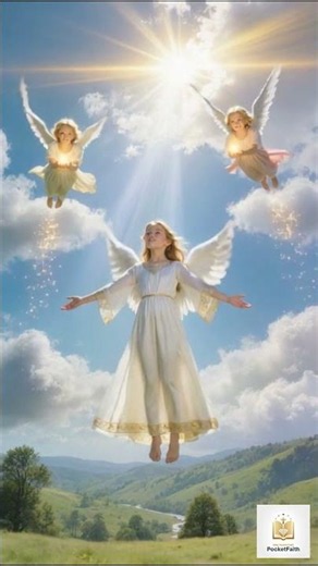 Angel of Light Ascending | Joyful Flight in Heaven | Heavenly Wonder