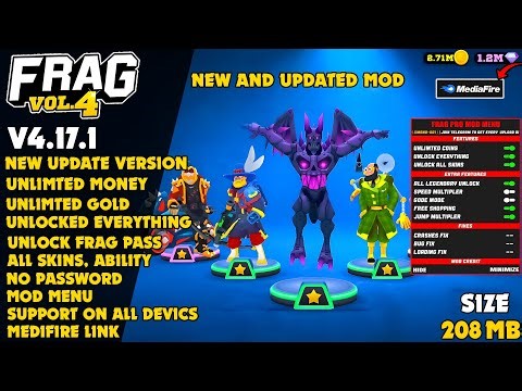 🔥 Frag Pro Shooter Mod Menu v4.17.1 | Unlock All Characters | Unlimited Money & Coins | No Password