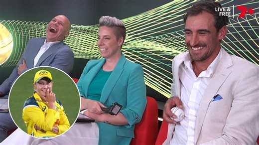 Alyssa Healy's first ball in international cricket