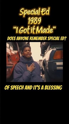 Special Ed, 1989, “I Got It Made” #musichistory #musicshorts #musicshortsfeed