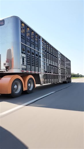American Bull Hauler 🇺🇸 Driver: @Shaggy Credit: jb_cattle #trucking #cdl #peterbilt | Trucker Pax