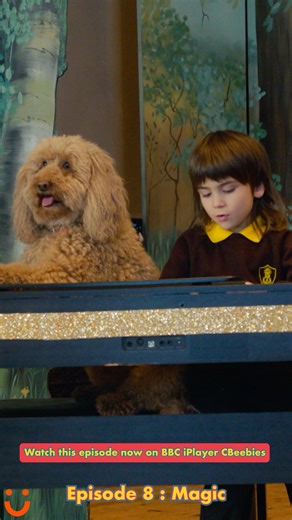 Waffle the Wonder Dog on Instagram: "Waffle’s Magic! Episode 8 of Waffle's After School Club! Mrs Hobbs thinks she’s magicked Waffle the Wonder Dog away but Waffle is on an adventure of his own, sniffing for a biscuit backstage. Watch on BBC iPlayer CBeebies! #wafflethewonderdog #wafflesafterschoolclub #wonderdog"