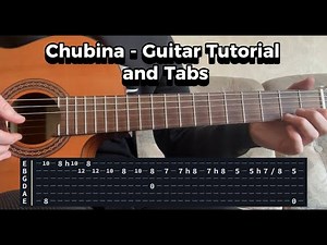 Chubina Guitar Tutorial / Tabs / Lesson #chubina #guitarlesson