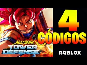 4 CÓDIGOS de ⭐ ALL STAR TOWER DEFENSE X ⭐ activos Y actualizados / NEW UPDATE /ROBLOX 2025/ TilloASR