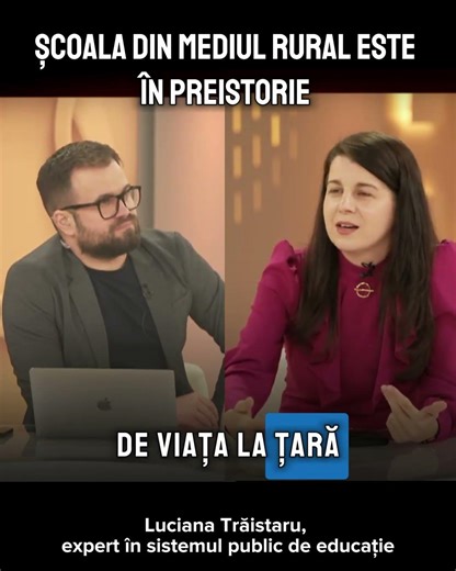 ȘCOALA DIN MEDIUL RURAL ESTE ÎN PREISTORIE