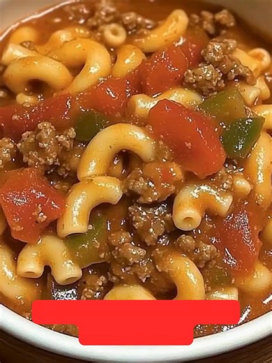 "This is the best goulash recipe. One of my childhood favorites that I still make!!! Recipe in 💬 ⬇️ | Old-Fashioned Recipes Revived