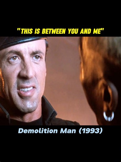 Demolition Man (1993) -This is between you and me | Sylvester Stallone movies #sylvesterstallone #demolitionman | The Kitchen - Omagh.