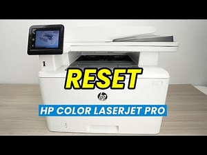 How to Reset Your HP Color Laserjet Pro Printer