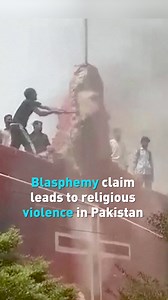 A #Christian community was attacked by a #Muslim crowd in the Pakistani city of #Jaranwala over #blasphemy claims on August 16. The attacking #mob vandalized several #churches and set several houses on fire, according to police and community members. #Pakistan #CGTNAmerica | CGTN America