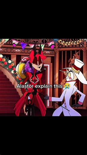 Al why wiping hand ?😭 #hazbinhotel #alastor #hellaverse
