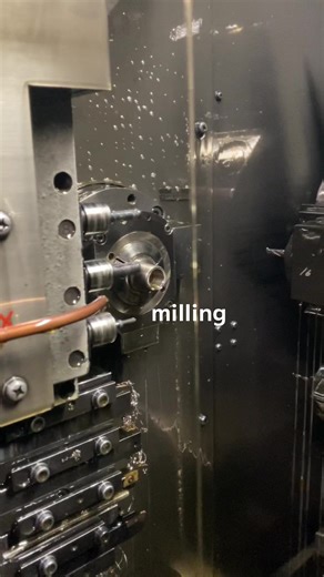 エンドミル Hカット milling #NC旋盤 #ツールチェンジ #機械加工 #金属加工 #町工場