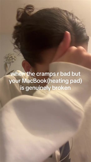 it heats up my organs so good🤤 #period #cramps #real #targetaudience #girl