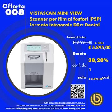 VistaScan Mini View Scanner per film ai fosfori [PSP] Durr Dental #blindgroup | Blind Group