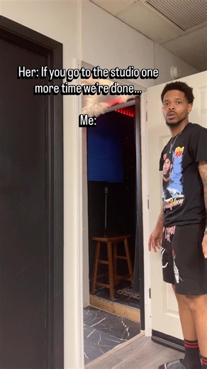 Her: Don’t walk in that studio… ME::.. | #studio #recording #gf #funny