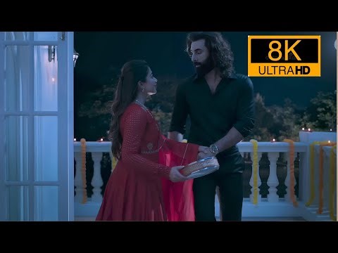 8k songs 60fps Satranga ( Hindi )full resolution 4k Animal Ranbir Singh Rashmika #IFI#trending#4k