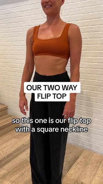 360 degrees of top-portuntities. We love the flip top so much. #swimsuit #swimsuithacks #swimhacks #reversible #swimstyling #leftonfriday