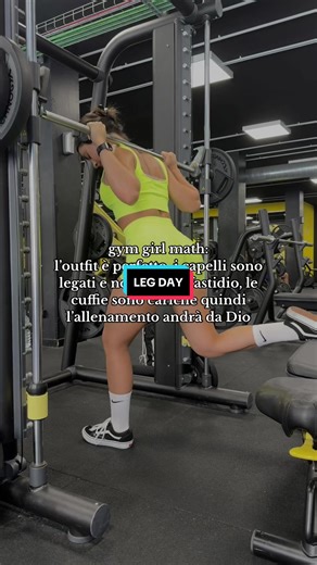 Gym Girl Math Outfit Tips for Leg Day | Federica Corona Alice Fit