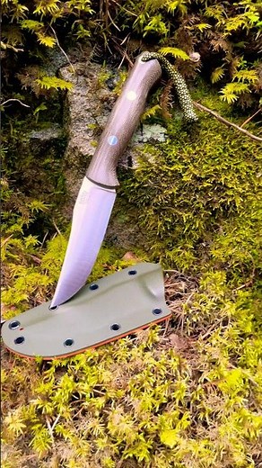Bark River Fox River EXT-2 LT Hunter Green Canvas Micarta #Barkriver #Brkt #hunting #camping