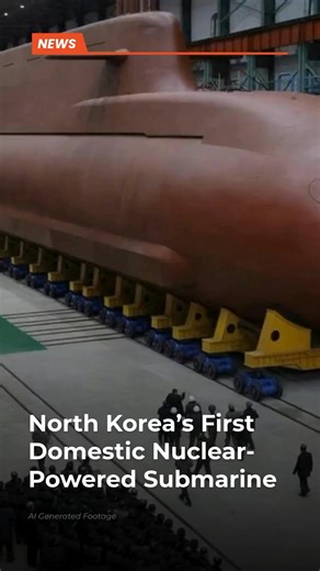 North Korea has publicly revealed progress on what it describes as its first domestically built nuclear-powered submarine, an 8,700-ton vessel under construction at a domestic shipyard and inspected by leader Kim Jong Un. According to state media and international reporting, the submarine appears to be designed as a strategic guided-missile platform, potentially capable of carrying submarine-launched weapons, with a hull form consistent with larger missile-carrying submarines. The release of pho