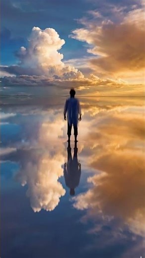 Cracked Earth Transforms Into a Stunning Sky Mirror | Cinematic Nature Transformation