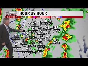 Tracking strong to severe storms Monday
