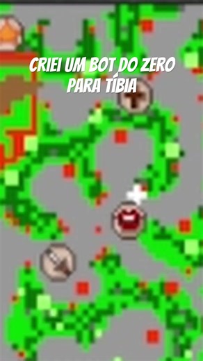 O início da série “Botter Char Lover” no tíbia! #automação #bot #programação #tibia #gaming