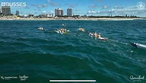 #AUSSIES24 // Davara Marshall and Natalia Drobot from Avoca Beach Surf Life Saving Club came from nowhere in the U19 Female Double Ski to take out the gold!! Incredible stuff girls 💙 And shoutout to our favourite commentator down on the beach, Harold Marshall (Davara’s #1 supporter), we know there would be a few proud tears down there right now Surf Life Saving Australia #Ausssies2024 #surfsports #nswathletes | Surf Life Saving NSW