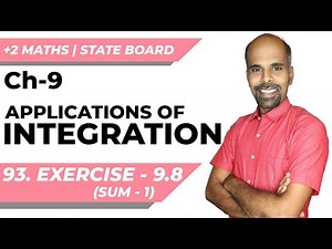 +2 | Ex - 9.8 | Sum No. 1 | Applications of Integration | Class 12 | State Board | ram maths