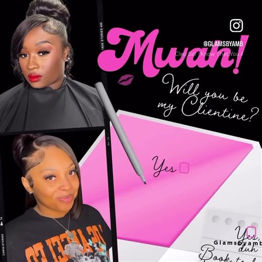 Let’s get ready ladies !! The time is near and the people are booking already 🩷 February is open for booking The first 14 ppl will get a love bag so let’s fill those slots ASAP!! Please be sure to come content ready it’s optional but I would love for you to record coming to your appointment! Thank y’all for your love and support! •📍Pure Paradise Salon Suite💖 Call or Text Me @ 7087691615 😘 💕 https://Glamsbyamb.as.me/ 💕 #ponytail #stylist #styles #quickweave #MUA