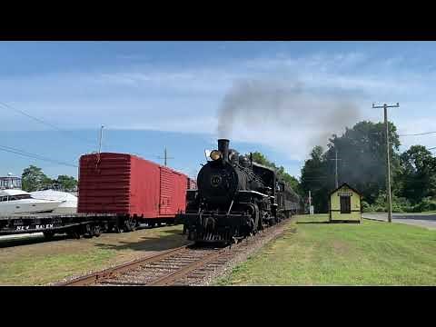 Essex Steam Train: August 22nd, 2020 Engine 40 with Texas and Pacific 3 chime whistle