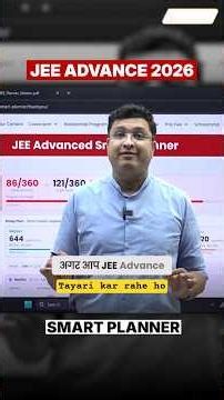 Kam Time, Zyada Output! 🔥 NV Sir Reveals the 'Smart Planner' for JEE Aspirants #jee2026 #ytshorts