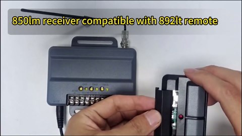 for liftMaster 850LM Universal Gate and Garage Door Opener Receiver, Compatible with Most Commercial Door Operators and Gate, 3 Channel Designed for Commercial Buildings and Both Gated Communities