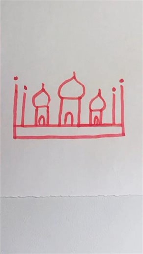 Masjid 🕌🕌#drawing #islamic #masjid #ytshorts #shorts