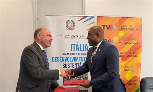 Apetrechamento dos estúdios da TVM: Itália vai fornecer equipamento de televisão