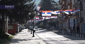 New Serbian flags waving in four municipalities in northern Kosovo - Kosovo Online